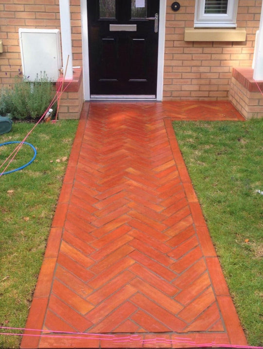 Saint Rossa Presealed Terracotta Parquet Floor Tiles 7.5 x 30 x 2 cm - Baked Earth
