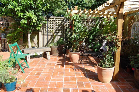 Saint Rossa Presealed Terracotta Rectangular Floor Tiles 15 x 30 x 2 cm - Baked Earth