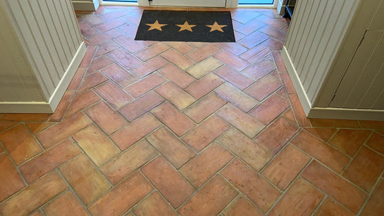 Saint Rossa Rustic Handmade Rectangular Terracotta Tiles 15 x 30 x 2cm - Baked Earth