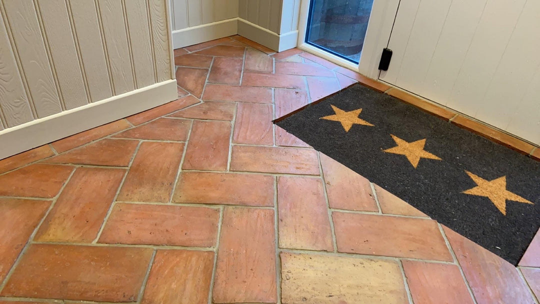 Saint Rossa Rustic Handmade Rectangular Terracotta Tiles 15 x 30 x 2cm - Baked Earth