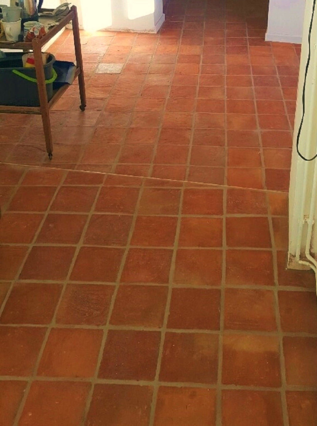 Saint Rossa Rustic Handmade Terracotta Square Tiles 15 x 15 x 2cm - Baked Earth