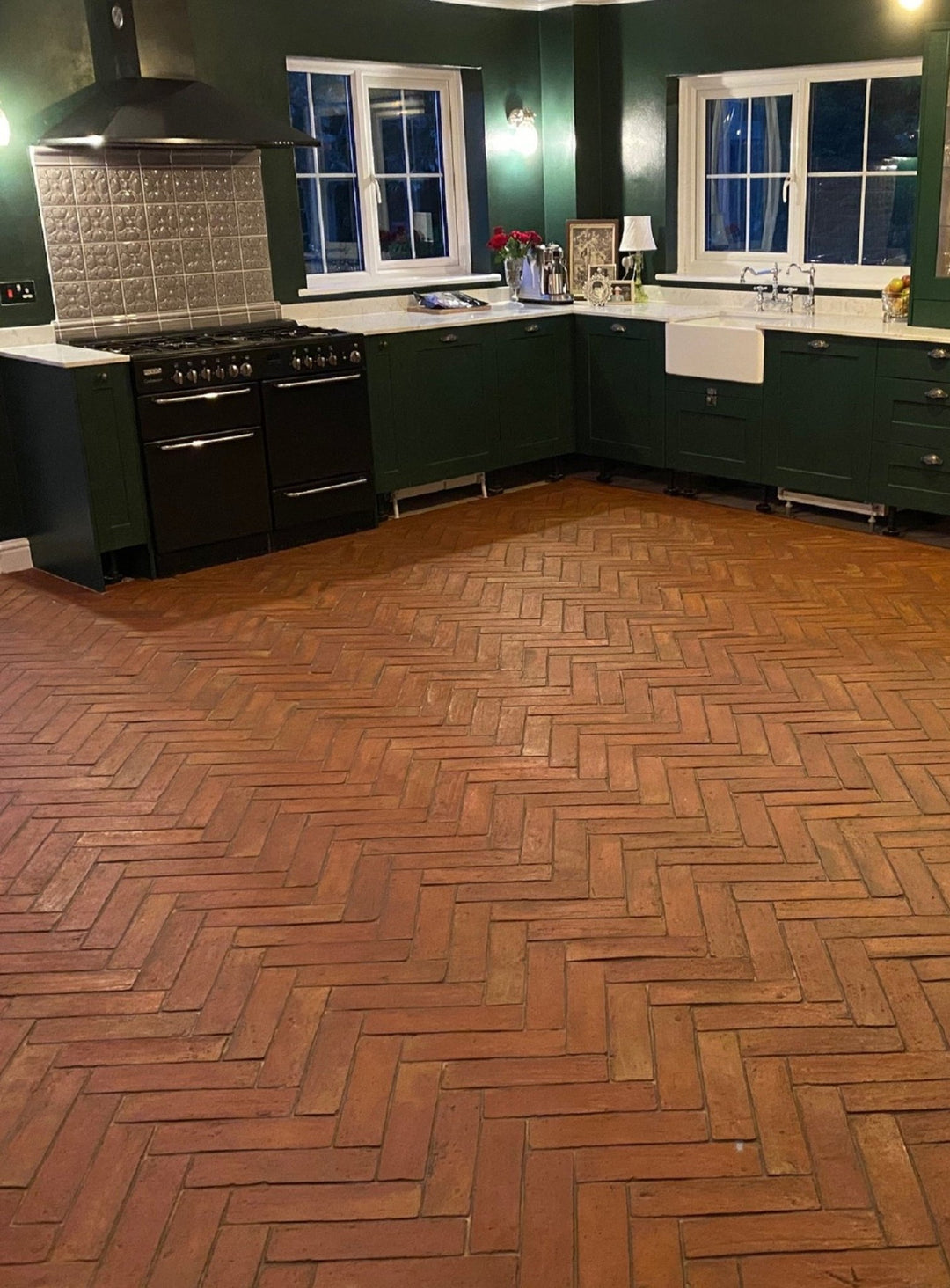 Saint Rossa Rustic Handmade Terracotta Thin Parquet Tiles 7.5 x 30 x 1cm - Baked Earth