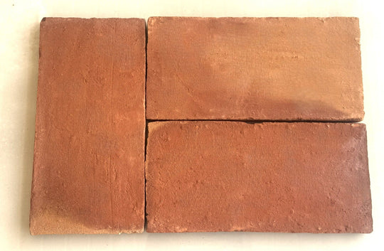 Saint Rossa Rustic Terracotta Rectangular Floor Tiles 15 x 30 x 2 cm - Baked Earth
