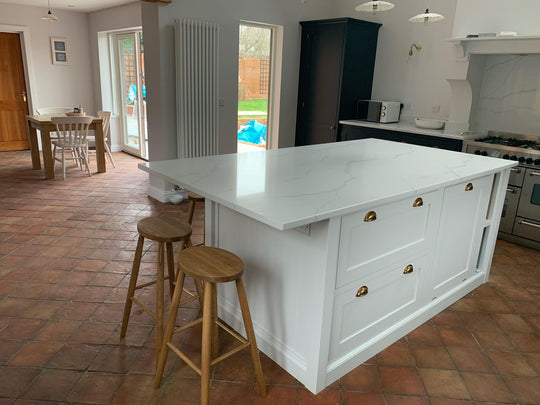 Saint Rossa Rustic Terracotta Square Floor Tiles 20 x 20 x 2 cm - Baked Earth