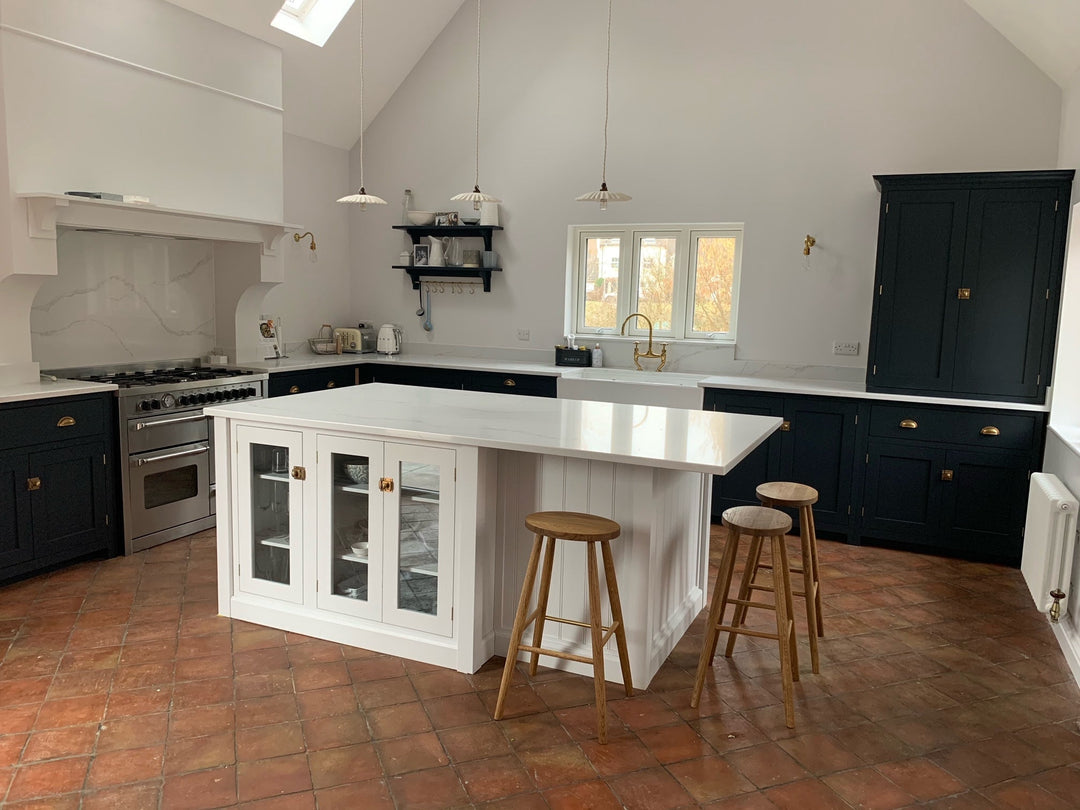 Saint Rossa Rustic Terracotta Square Floor Tiles 20 x 20 x 2 cm - Baked Earth