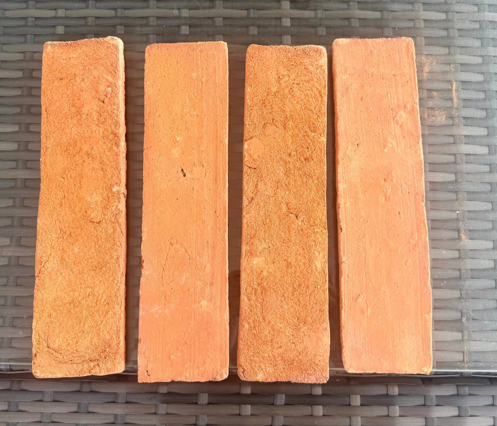 Saint Rossa Terracotta Thin Parquet Floor Tiles 7.5 x 30 x 1cm - Baked Earth