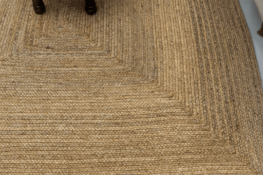 Sonali (Golden) Braided Jute Runner – 80 × 300 cm - Baked Earth