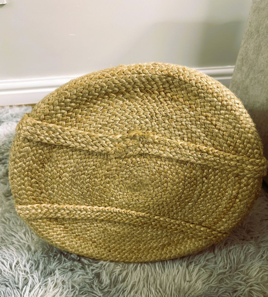 Sonali Natural Braided Jute Laundry Basket (Large) - Baked Earth