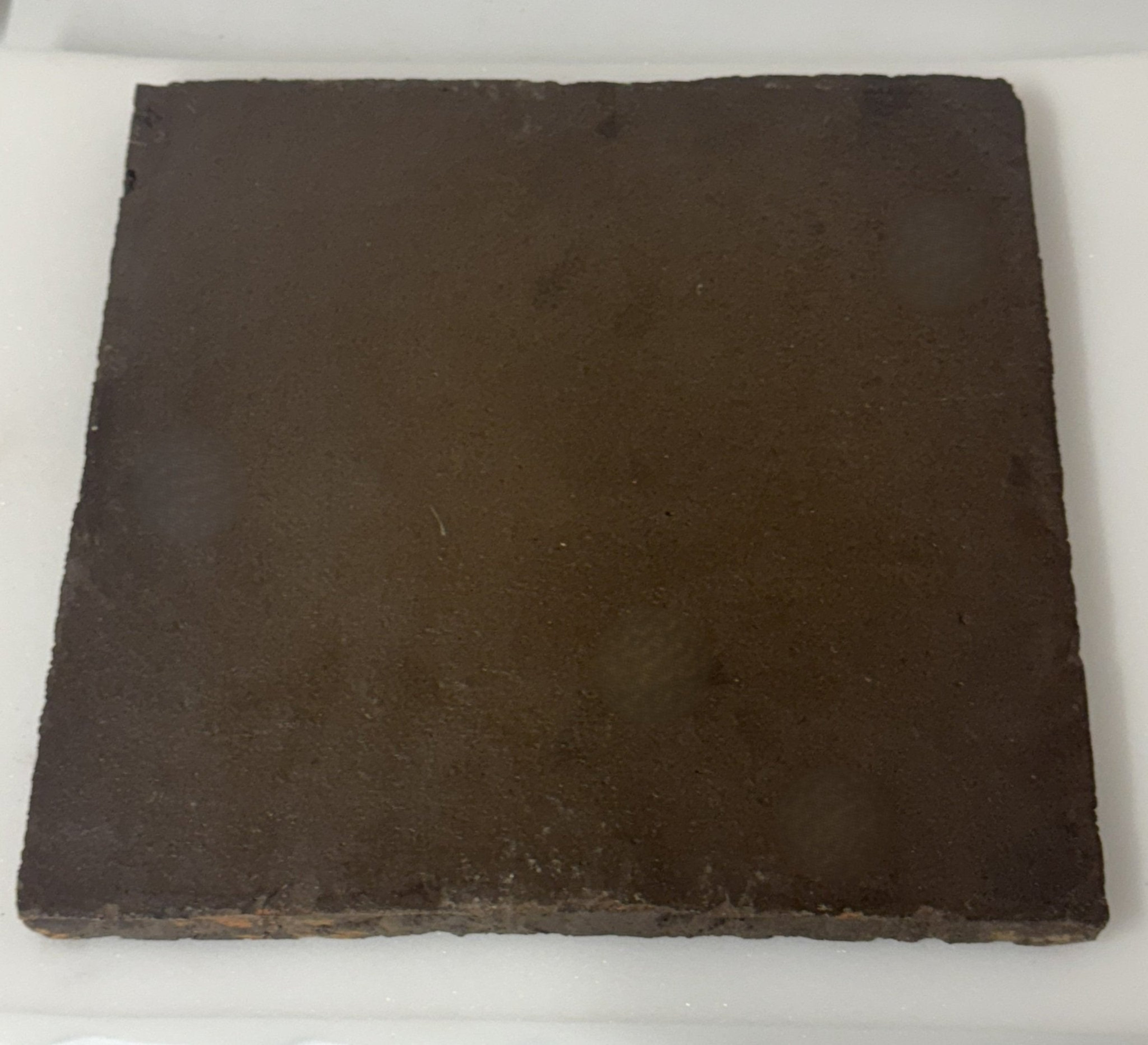 Spanish Black Presealed Terracotta Square Tiles 30 x 30 x 2cm - Baked Earth