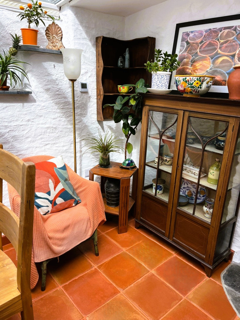 Spanish Red Presealed Terracotta Floor Tiles 30 x 30 x 2.3 cm - Baked Earth