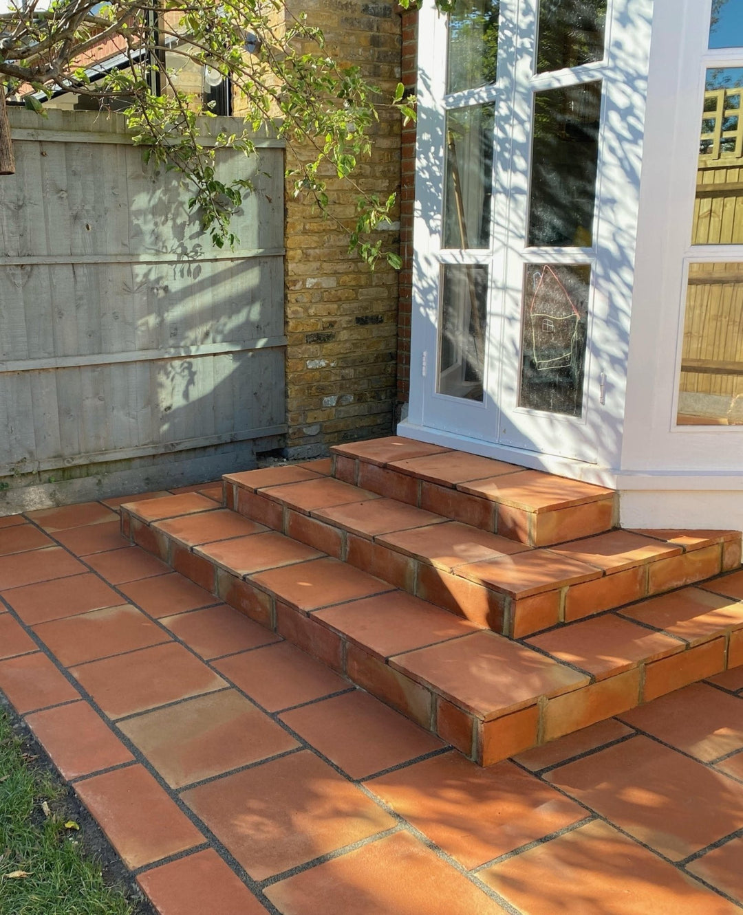 Spanish Rustic Terracotta Square Tiles 40 x 40 x 2.3cm (pallet 20m2) - Baked Earth