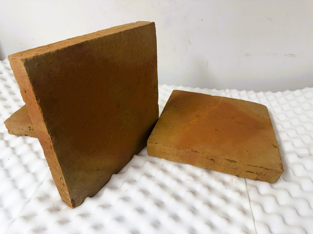 Spanish Rustic Unsealed Terracotta Square Pavers 30 x 30 x 4cm - Baked Earth