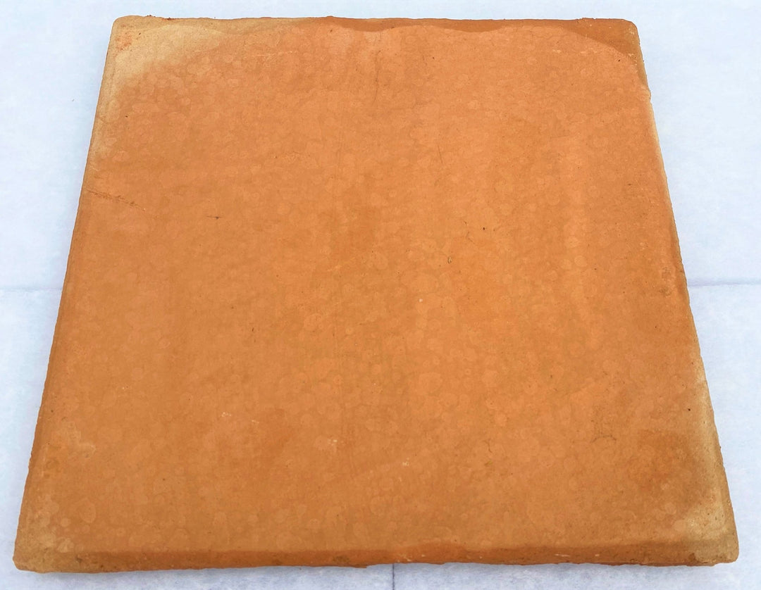 Spanish Unsealed Terracotta Square Tiles 40 x 40 x 2.3cm - Baked Earth