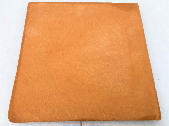 Spanish Unsealed Terracotta Square Tiles 40 x 40 x 2.3cm - Baked Earth