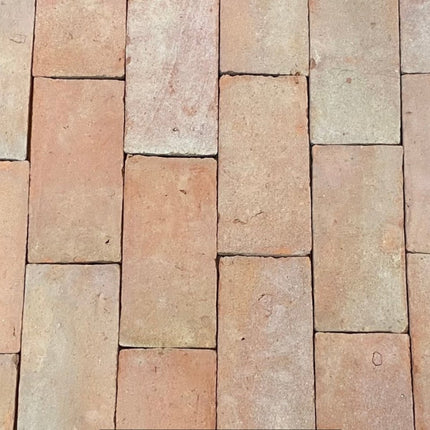 Baked Earth Pale Terracotta Brick Tiles 12 x 24 x 2cm - Baked Earth