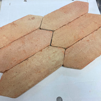Baked Earth Pale Terracotta Picket Tiles 10 x 30 x 2cm - Baked Earth