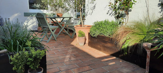 Baked Earth Pale Terracotta Rectangular Tiles 15 x 30 x 2cm (Order now delivery 3rd week Sept) - Baked Earth