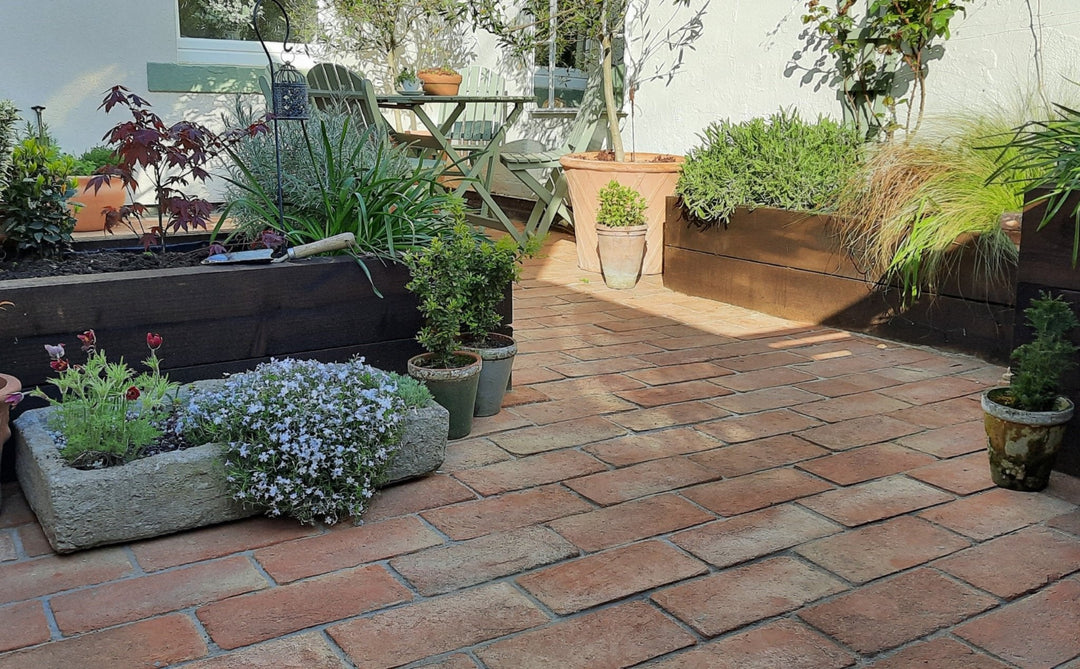 Baked Earth Pale Terracotta Rectangular Tiles 15 x 30 x 2cm (Order now delivery 3rd week Sept) - Baked Earth