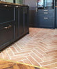 Pale Terracotta Parquet Tiles 7.5 x 30.5 x 2cm £44.95m2 - Baked Earth