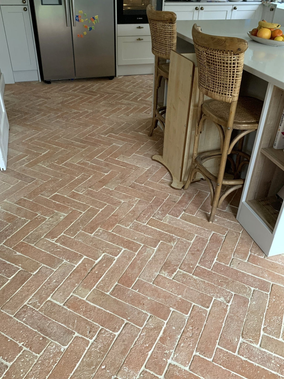 Pale Terracotta Parquet Tiles 7.5 x 30.5 x 2cm £44.95m2 - Baked Earth