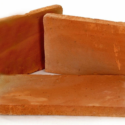 Rustic Terracotta Brick Thin Tiles 12 x 24 x 1cm - Baked Earth