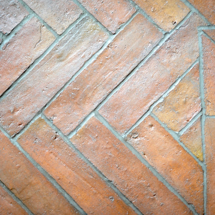 Rustic Terracotta Parquet Thin Tiles 7.5 x 30 x 1cm - Baked Earth