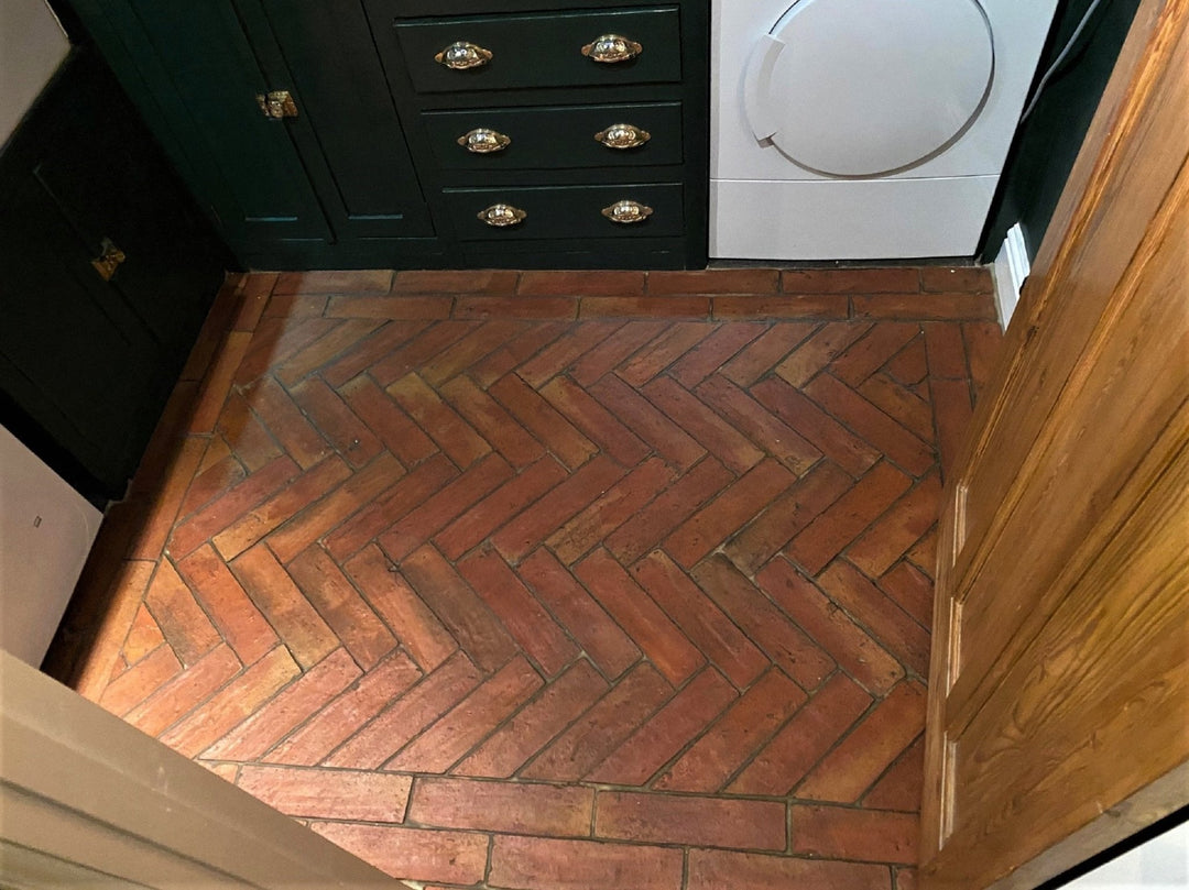 Rustic Terracotta Parquet Tiles 7.5 x 30 x 2cm - Baked Earth