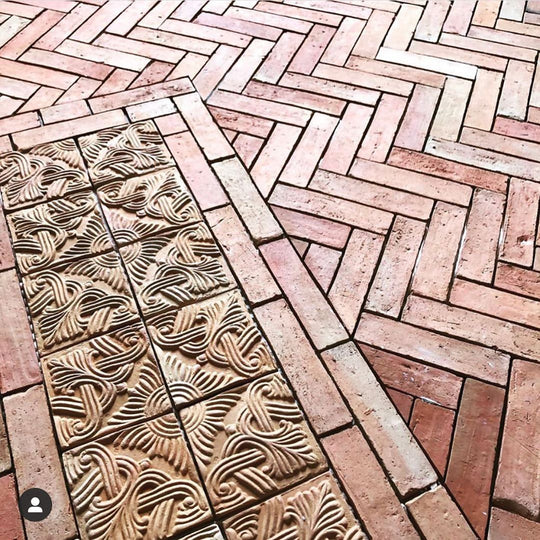 Rustic Terracotta Parquet Tiles 7.5 x 30 x 2cm - Baked Earth