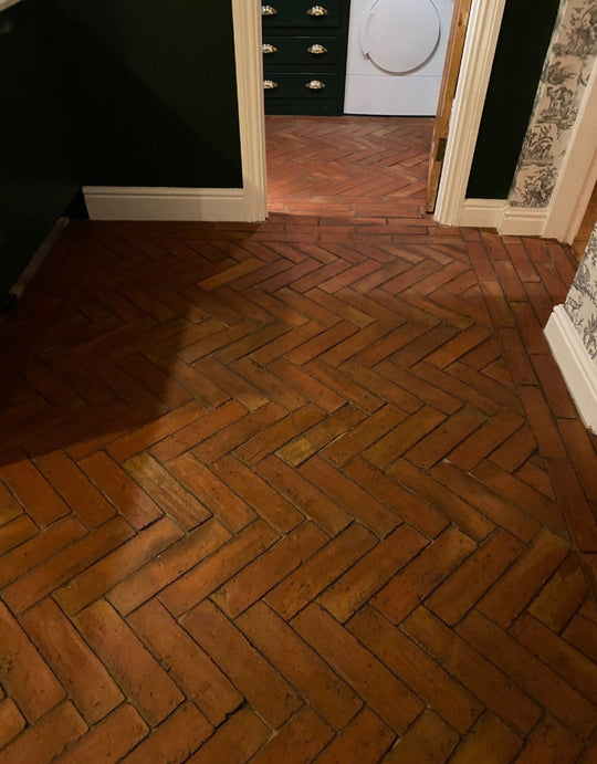 Rustic Terracotta Parquet Tiles 7.5 x 30 x 2cm - Baked Earth