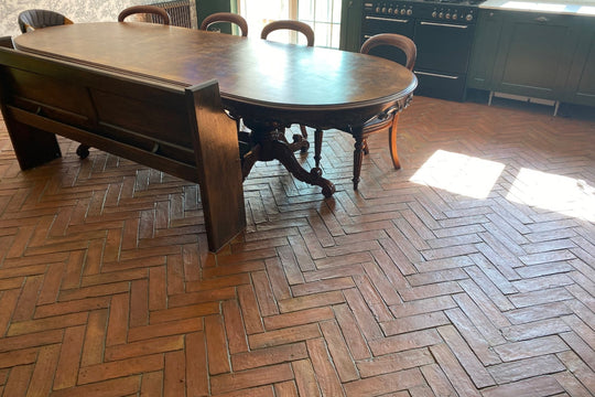 Rustic Terracotta Parquet Tiles 7.5 x 30 x 2cm - Baked Earth