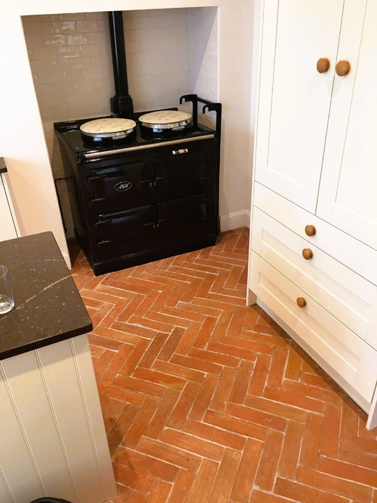 Rustic Terracotta Parquet Tiles 7.5 x 30 x 2cm - Baked Earth