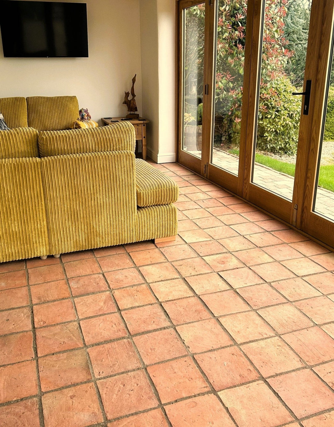 Rustic Terracotta Square Tiles 20 x 20 x 2cm (Order now delivery 14th/15th of August) - Baked Earth