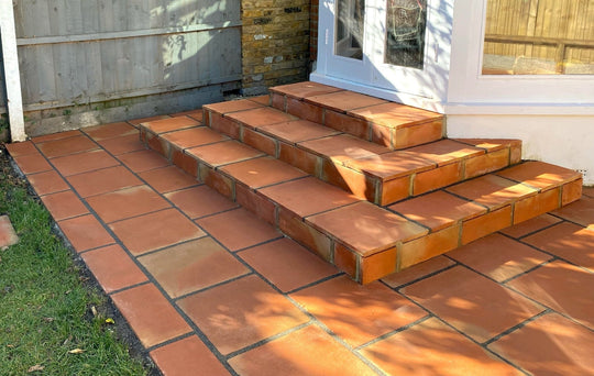 Rustic Terracotta Square Tiles 40 x 40 x 2.3cm (pallet 18m2) - Baked Earth